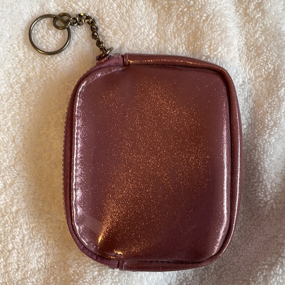 Key chain zippered with pouch. Pink. Very gently used. - Picture 2 of 5